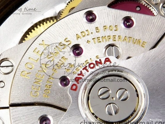 MiroTime 0308 StreetReady DAYTONA 116518 APSF 1:1 BEST EDITION BLACK DIAMONDS DIAL ON OYSTERFLEX RUBBER STRAP SH 1780